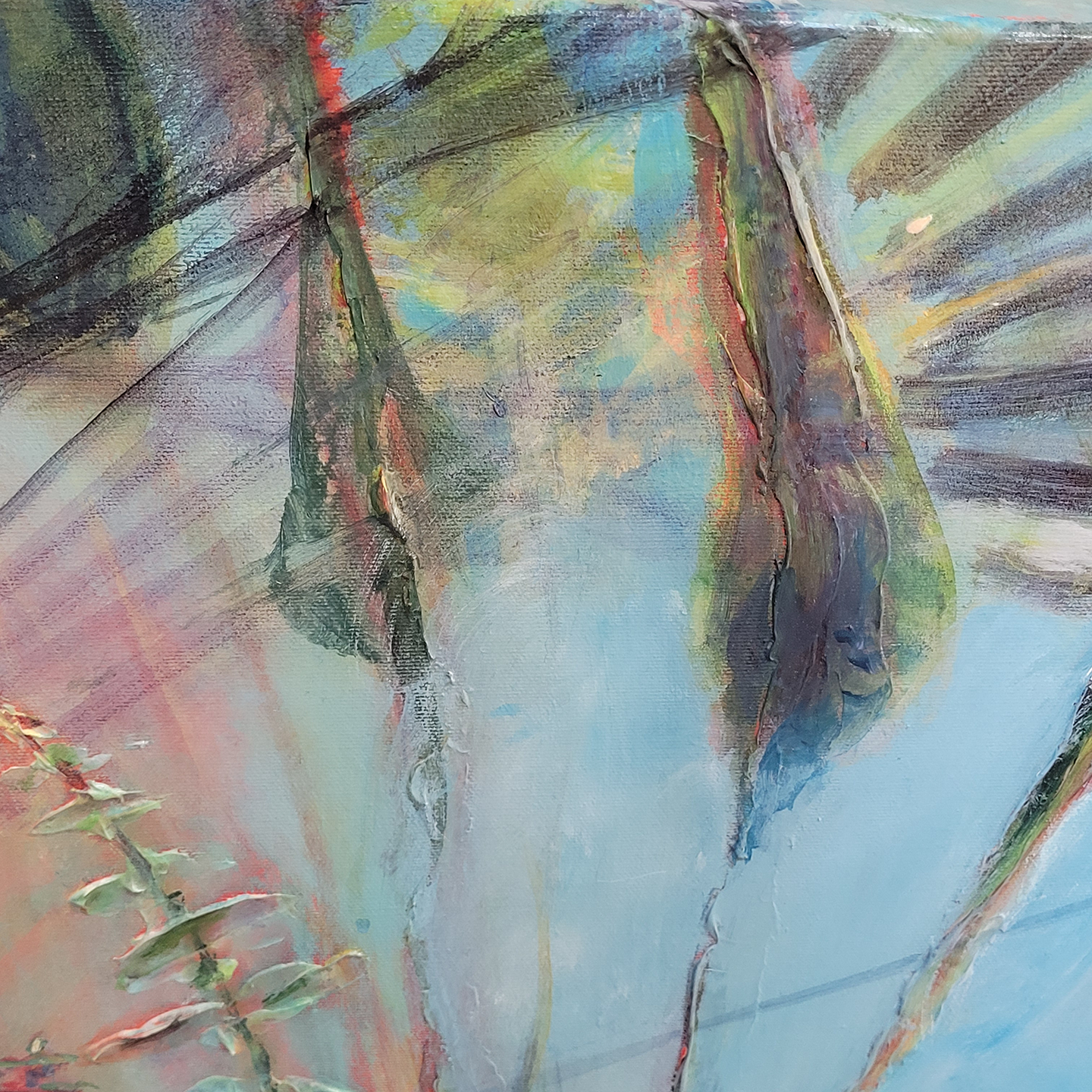 Conversations With Friends | Original Acrylic Painting