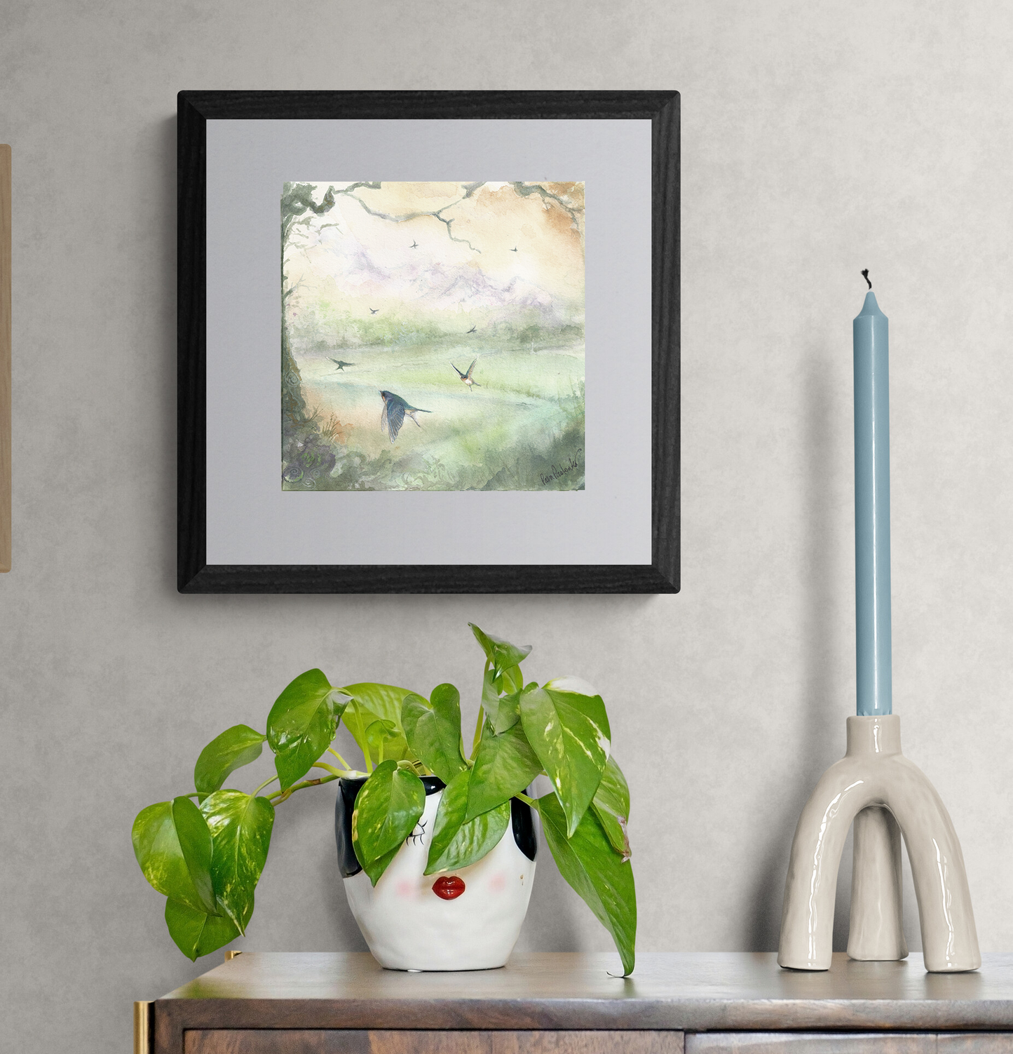 Peaceful Easy Feeling | Original watercolour painting