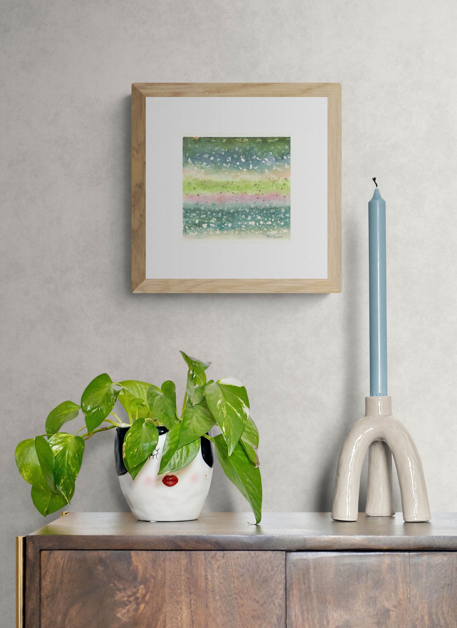 Trout Colour Jubilee Original - Original Watercolour Art by Canadian Artist Pamela Paulenko, painting Ontario wildlife