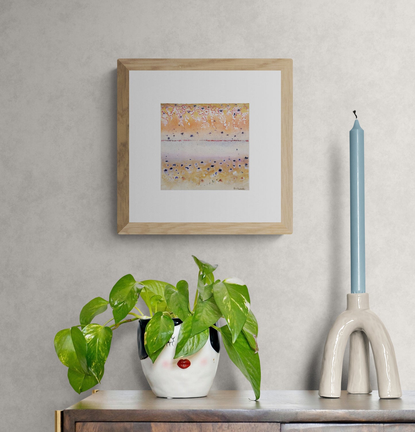 Atlantic Salmon Stages - Abtract watercolour original painting